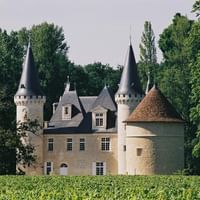 Vue du château d'Agassac dans le Médoc