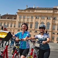 A vélo dans Vienne, quartier des musées