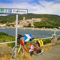 A vélo sur la ViaRhôna