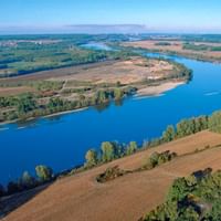 Vue aérienne de la Loire