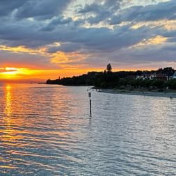 Coucher de soleil sur le Lac de Constance