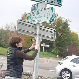 Emilie en mission balisage