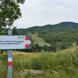 Entre San Gimignano et Volterra, dans les environs de Prato d'Era
