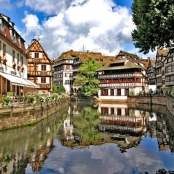 Vue du quartier de la Petite France à Strasbourg