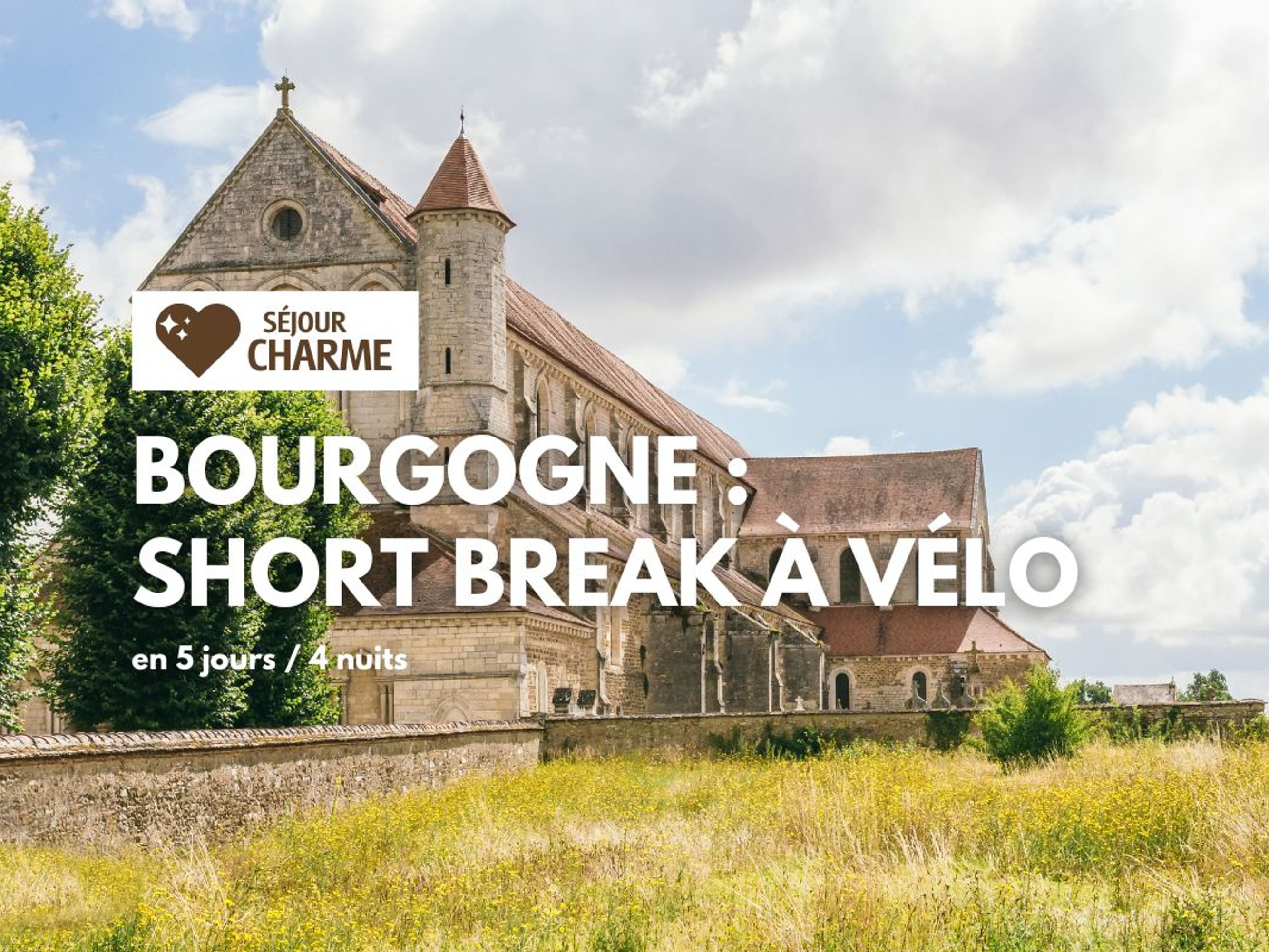 Image La Bourgogne : short break à vélo - Charme