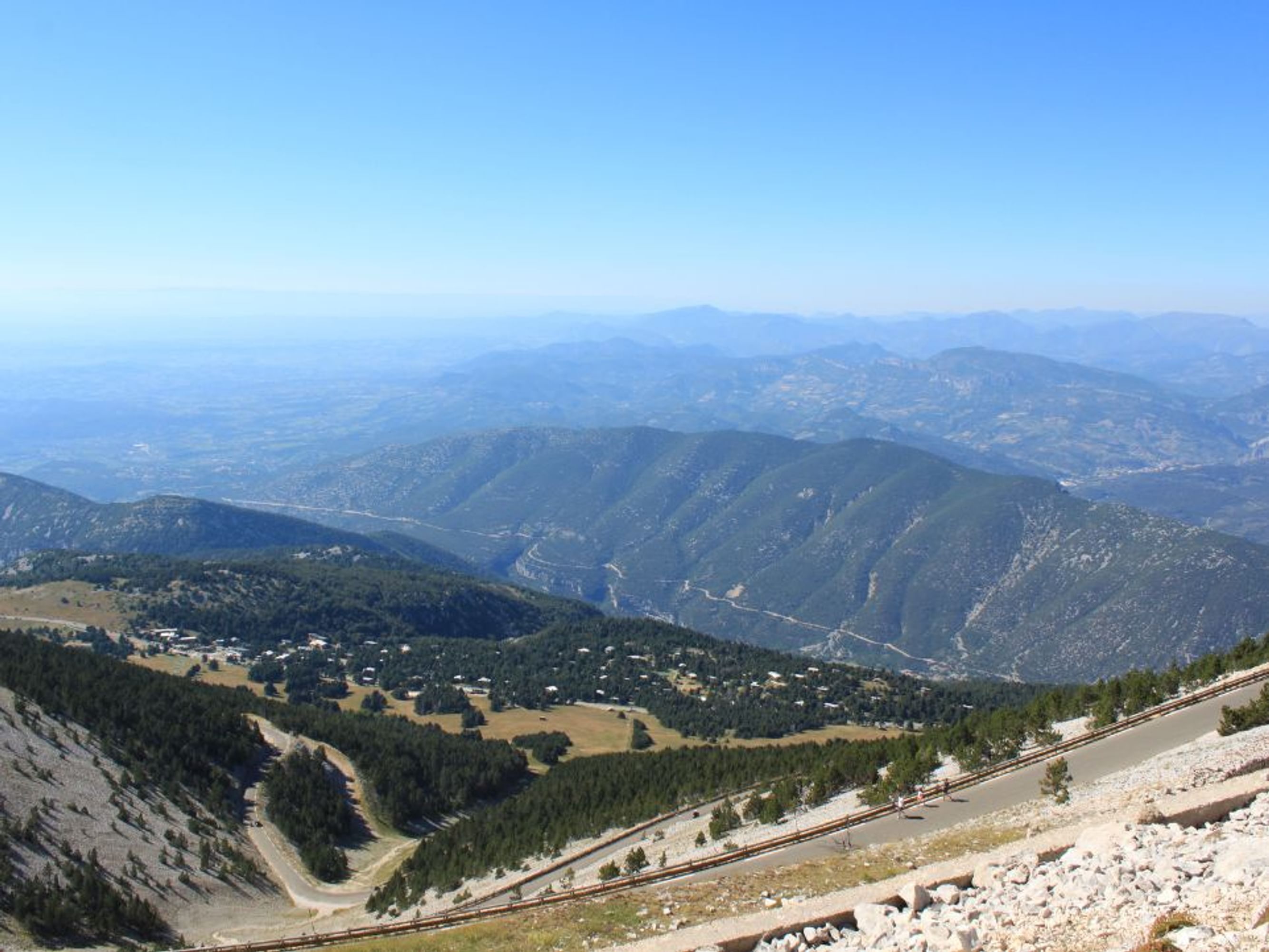 Image Côte du Rhône à pied jusqu'au Mont Ventoux