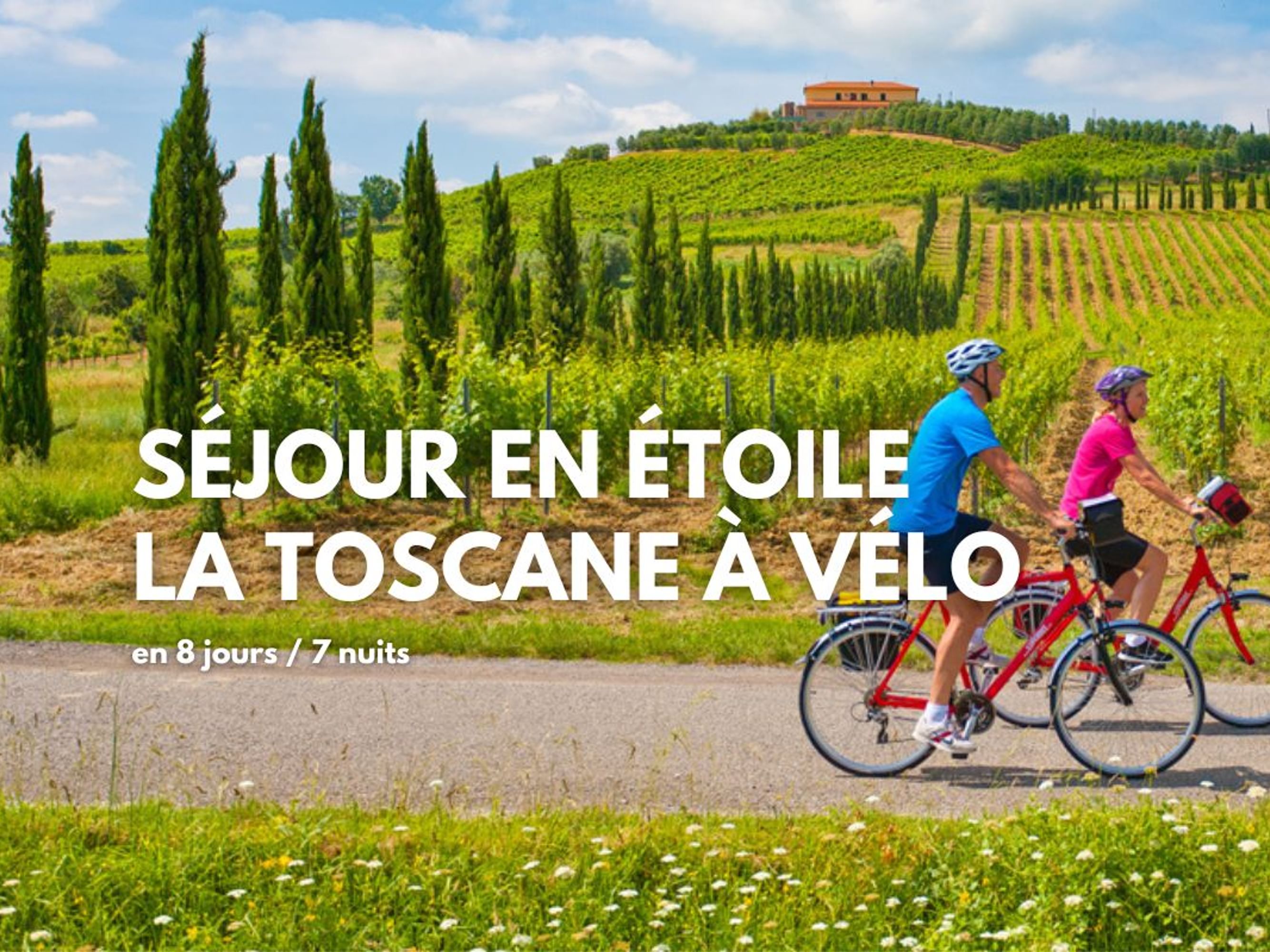 Image La Toscane à vélo, séjour en etoile