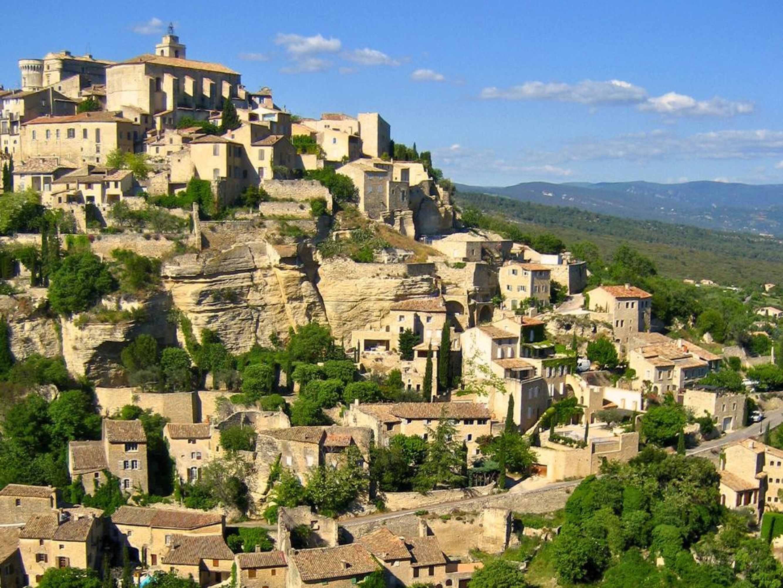 Image Luberon à pied