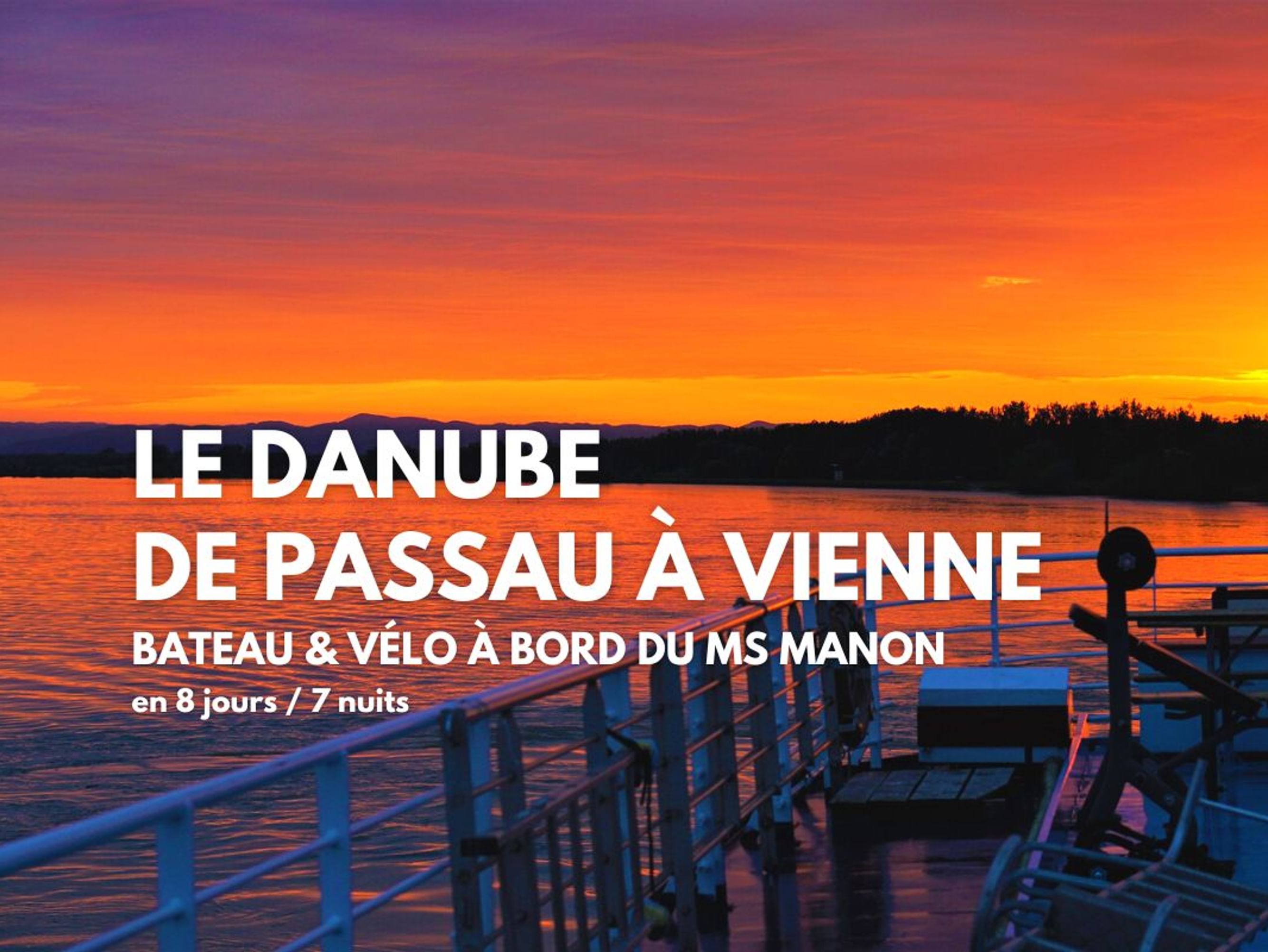 Image Le Danube en Bateau et Vélo, Passau-Vienne, MS Manon