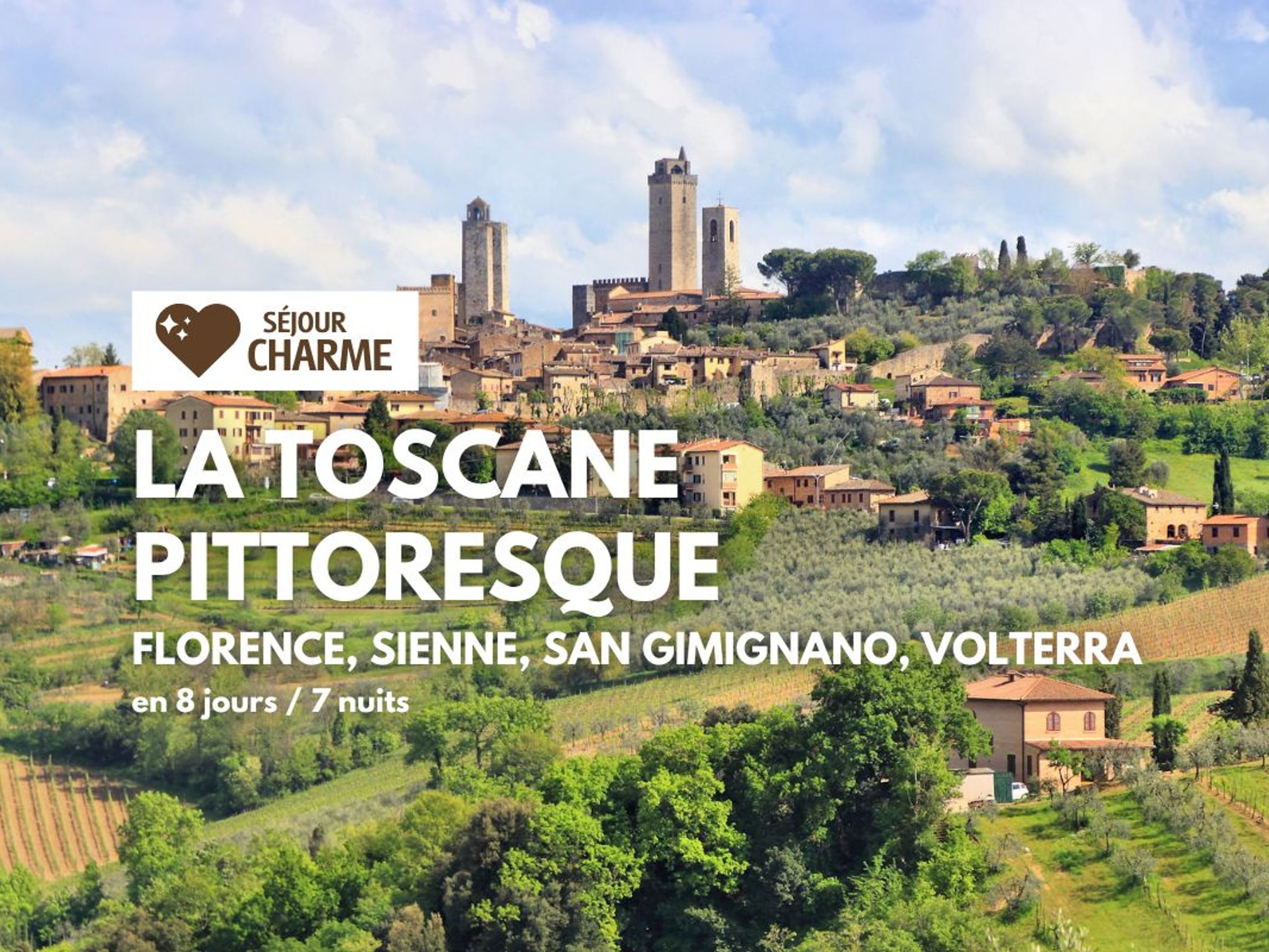 Image La Toscane pittoresque en randonnée, charme
