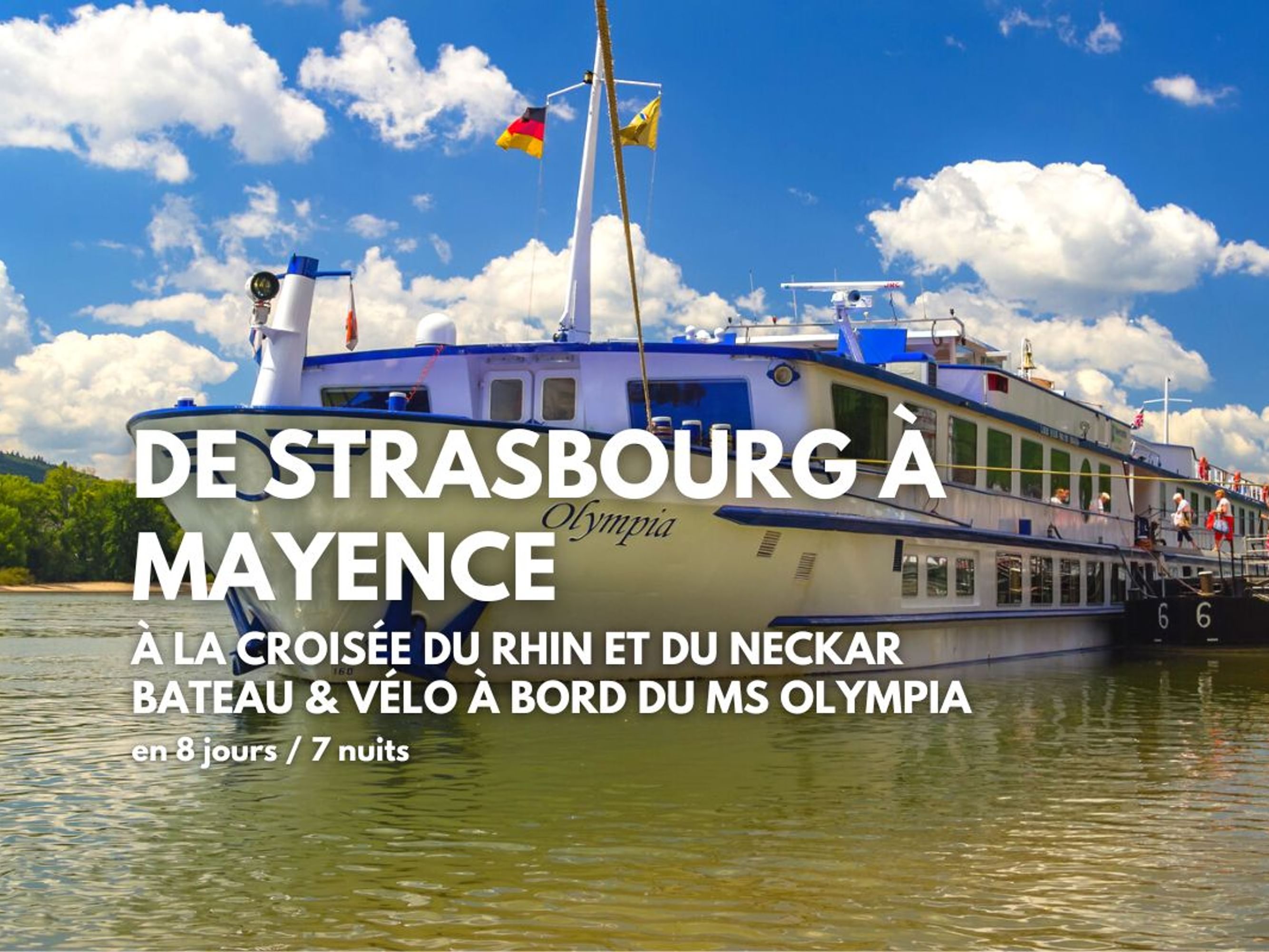 Image De Strasbourg à Mayence en Bateau et Vélo, MS Olympia