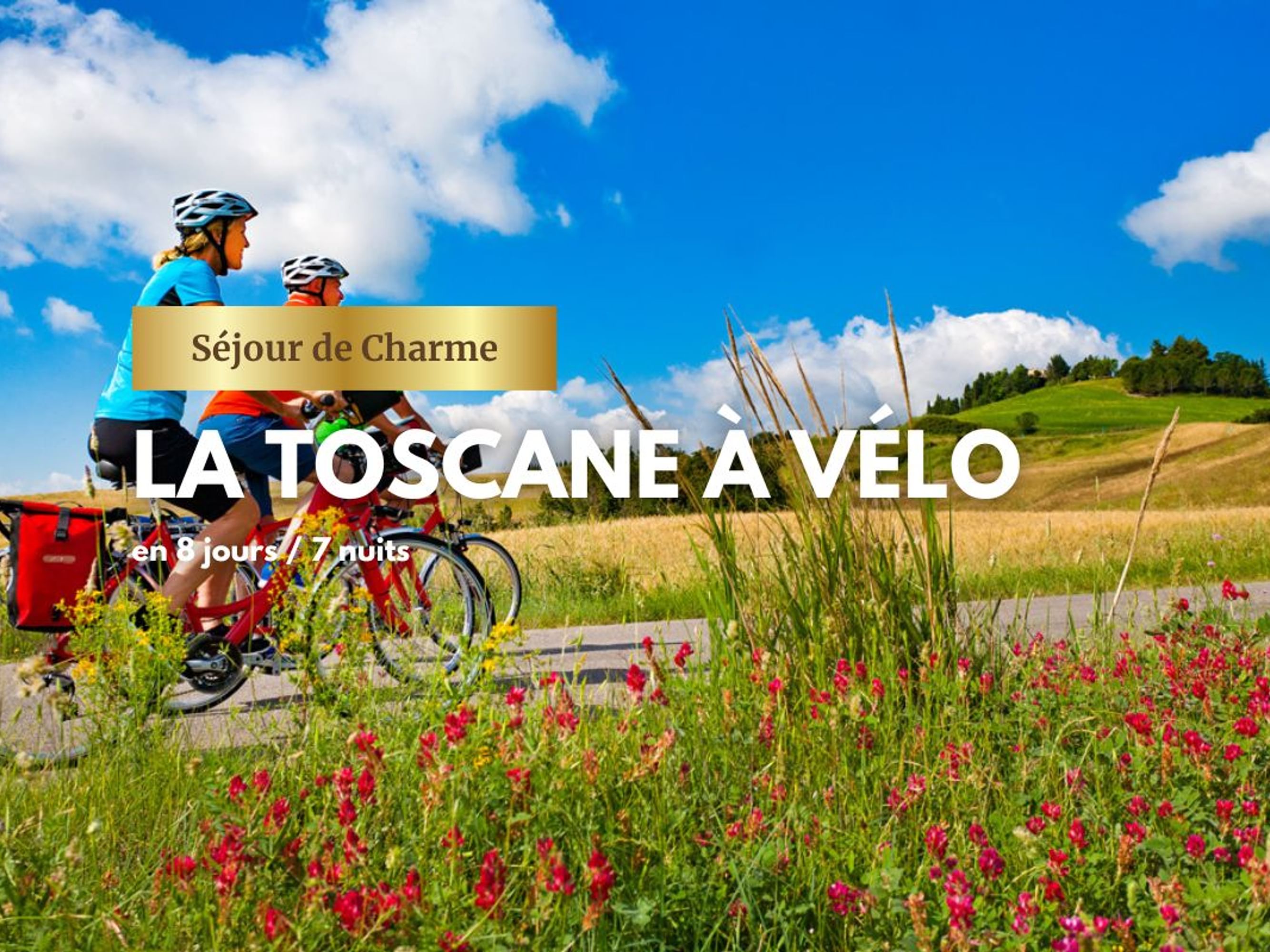 Image La Toscane à vélo, Charme