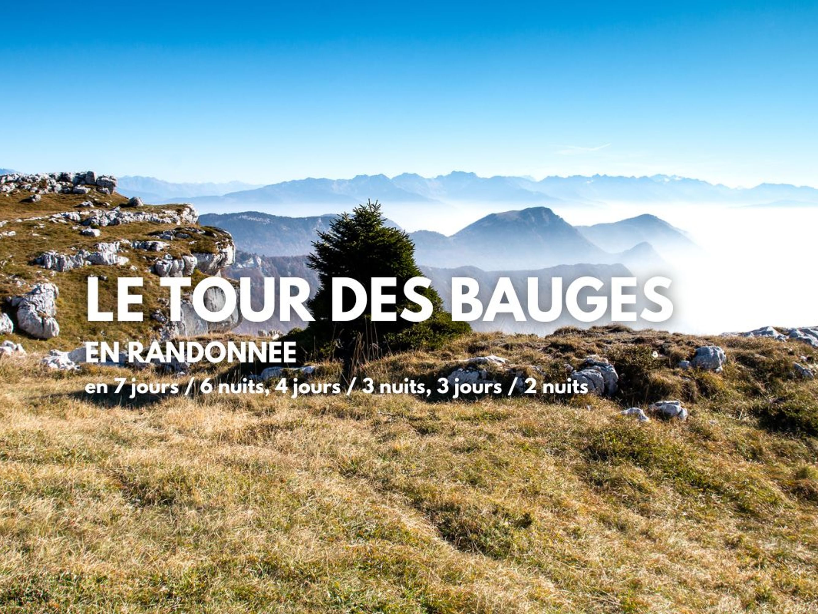 Image Le tour des Bauges, 4 jours