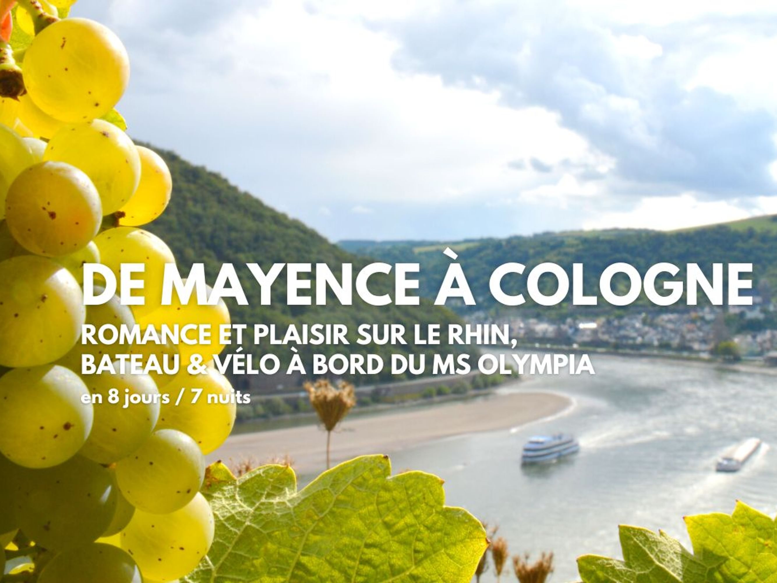 Image De Mayence à Cologne en Bateau et Vélo, MS Olympia