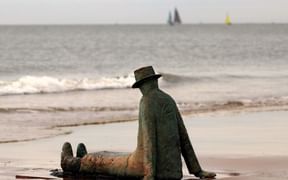 Sculpture sur la plage de Knokke