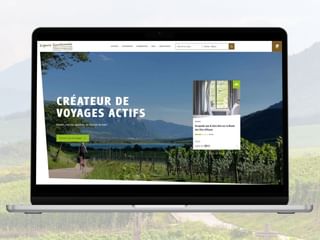 Capture d'écran de la page d'accueil du nouveau site d'Espace Randonnée