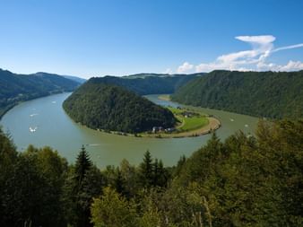 Une boucle du Danube en Autriche