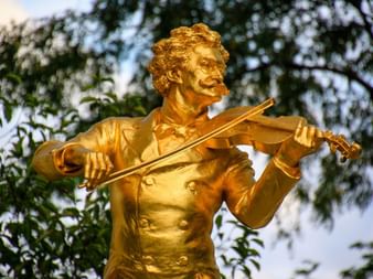 Vienne, statue de Johann Strauss