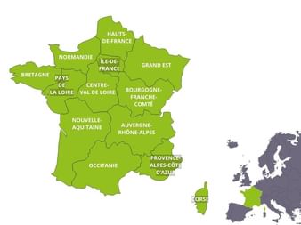 Les grandes régions de France