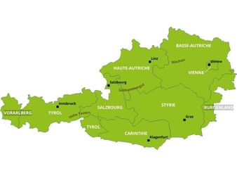 Les régions d'Autriche