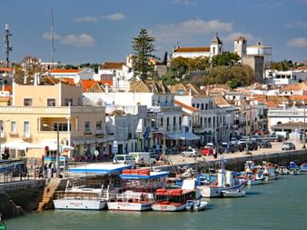 Vue du port de Tavira