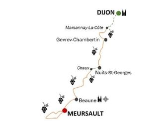 Itinéraire du séjour de randonnée clé en main en Bourgogne Itinéraire du séjour de randonnée clé en main en Bourgogne vendu par Espace Randonnée