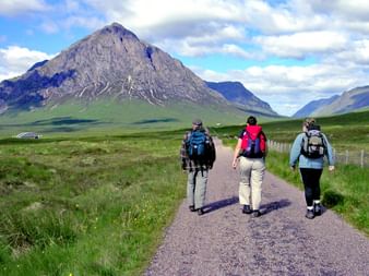 Randonneurs en Ecosse