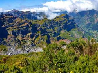 Vue sur les montagnes de Madère