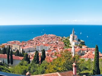 Vue de la ville slovène de Piran