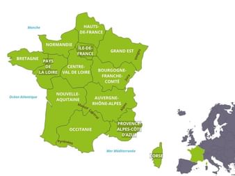 Les régions de France
