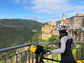 Vue spectaculaire au cours du séjour de cyclotourisme Florence-Rome