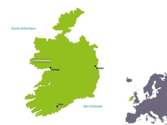 Carte d'Irlande
