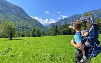 Randonnée en famille dans le Salzkammergut