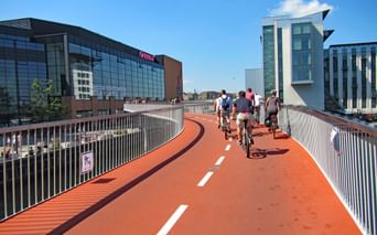 Piste cyclable au Danemark
