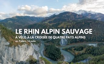 Vue sur les gorges du Rhin, en Suisse