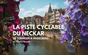 Sur la piste cyclable du Neckar, de Tübingen à Heidelberg, séjour à vélo clé en main