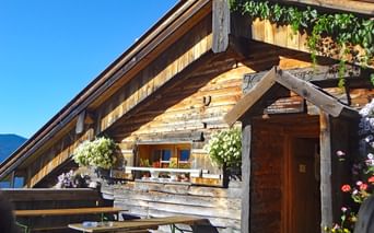 Chalet rencontré pendant la randonnée des sommets salzbourgeois