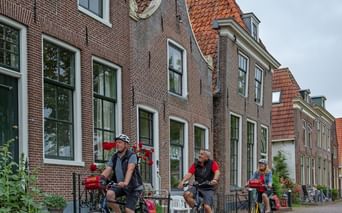 A vélo dans la région de l'Ijsselmeer