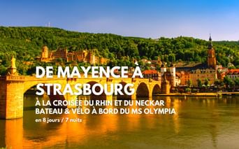 Mayence-Strasbourg en Bateau et Vélo