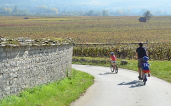 Cyclotourisme en famille en Bourgogne