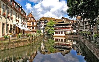 Le quartier pittoresque de la Petite France à Strasbourg