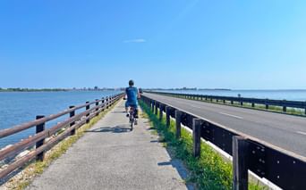 Pédaler dans les environs de Grado