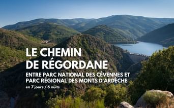 Vue sur le Lac artificiel de Villefort dans les Cévennes