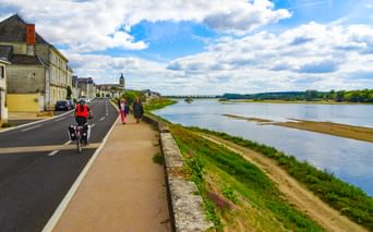 A vélo sur les bords de Loire