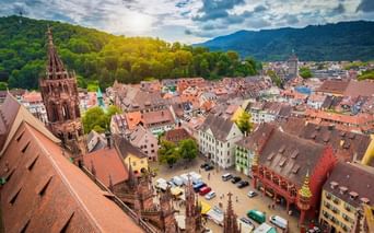 Vue de Fribourg en Brisgau