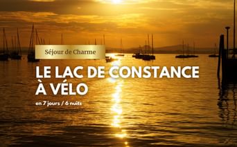 Coucher de soleil sur le Lac de Constance en Allemagne