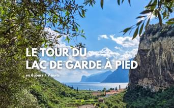 Vue sur le lac de Garde depuis Nago