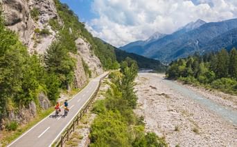 Piste cyclable Val Canale