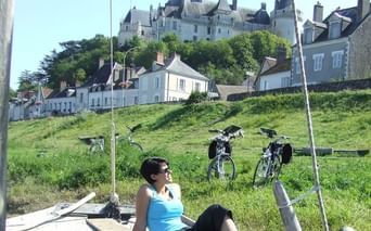 Château de Chaumont à vélo