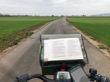 A vélo en reconnaissance en Alsace